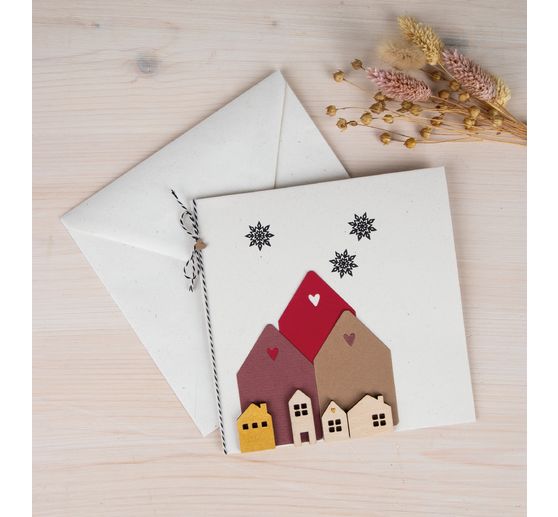 Houten strooidelen "Mini-huis"