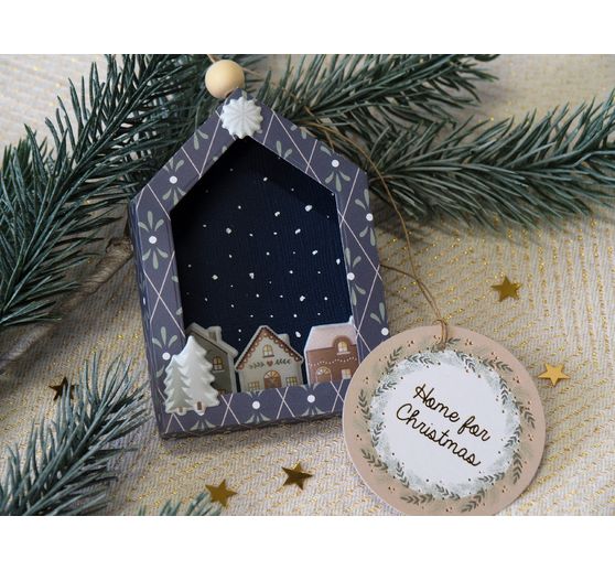 Rub On Transferfolie "Home for Christmas"