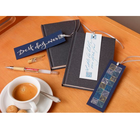Rollers à encre gel métallisée edding 2185, set de 3
