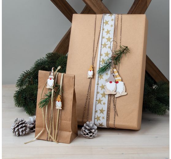 Decoratieve hanger "Kabouter", met koord