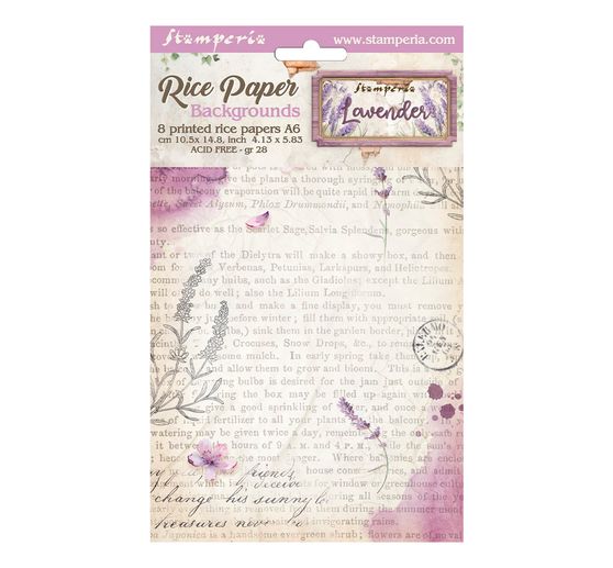 Motief strozijde achtergronden "Lavender"