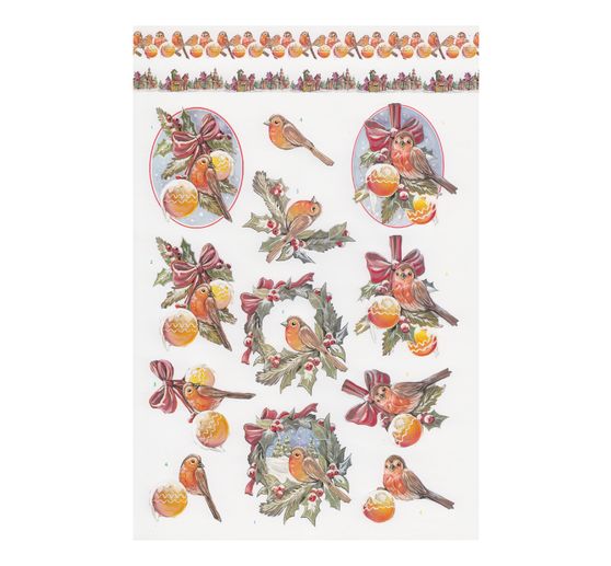 3D Stansveldboek "Christmas Baubles"