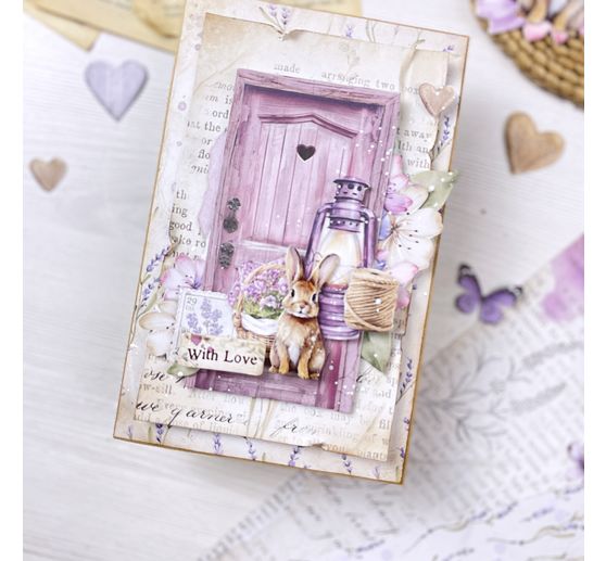 Scrapbook blok "Lavendel"