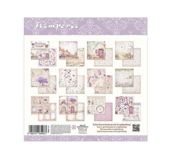 Scrapbook blok "Lavendel"
