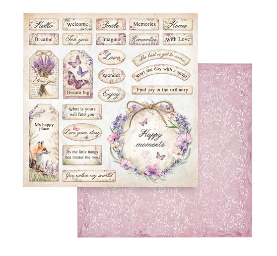 Scrapbook blok "Lavendel"