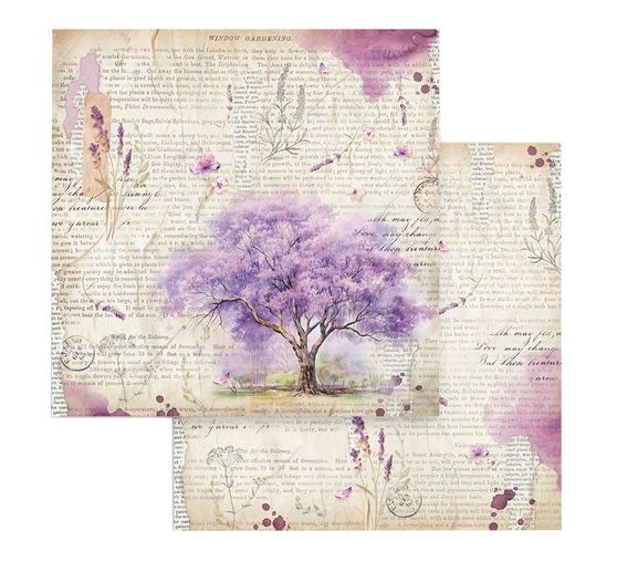 Scrapbook blok "Lavendel"