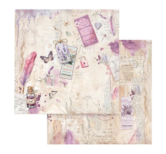 Scrapbook blok "Lavendel"