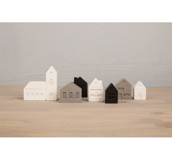 Siliconen gietvorm "Mini-huisjes"