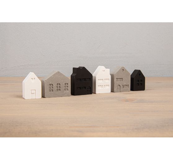 Siliconen gietvorm "Mini-huisjes"