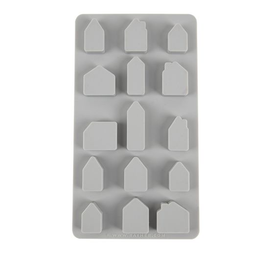 Siliconen gietvorm "Mini-huisjes"