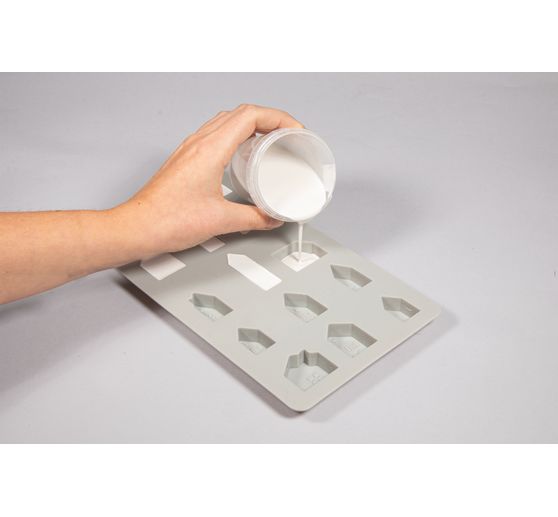Siliconen gietvorm "Mini-huisjes"