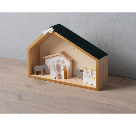 Siliconen gietform "Kerststal"