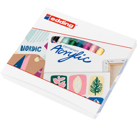edding Acrylic "Acrylmarker - Nordic", 8er-Set