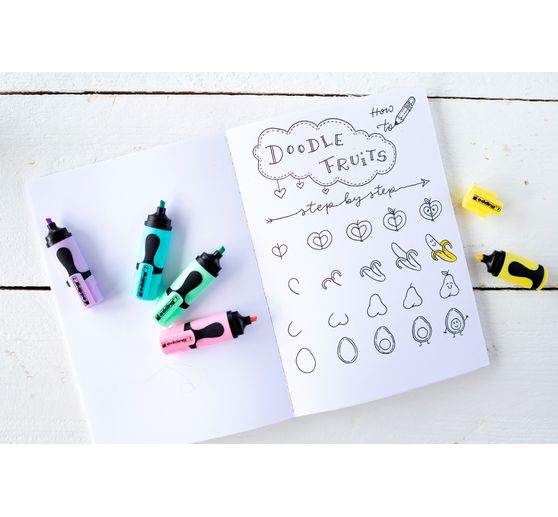 edding 7 "Mini tekstmarker" Pastel set