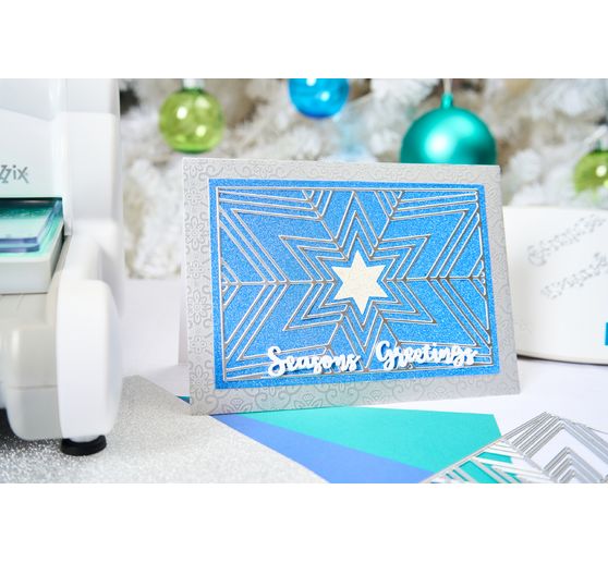 Sizzix Thinlits gabarit d'estampe "Cosmopolitan Christmas - Star Bright by Stacey Park"