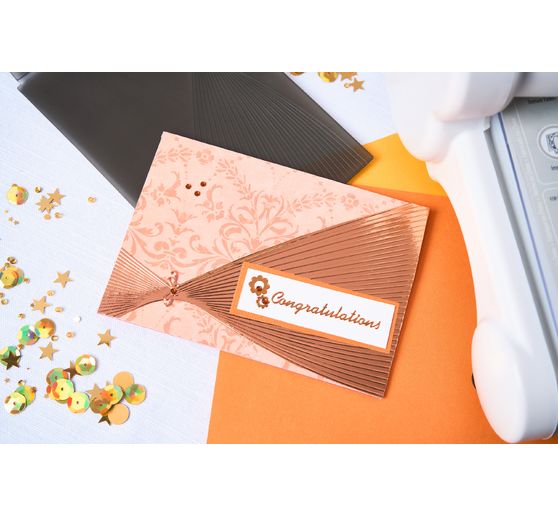 Sizzix 3D Embossing sjabloon "Cosmopolitan - French Twist by Stacey Park"