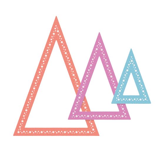 Sizzix Framelits Gabarit d'estampe "Triangles by Stacey Park"