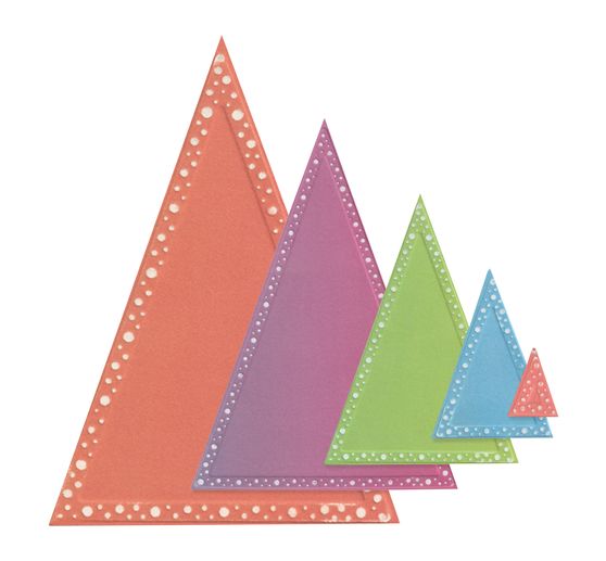 Sizzix Framelits Gabarit d'estampe "Triangles by Stacey Park"