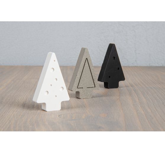 Siliconen gietform "Mini deco form X-Mas"