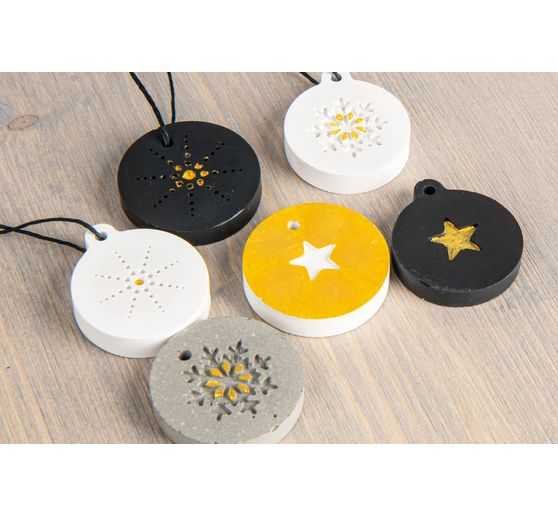 Siliconen gietform "Mini deco form X-Mas"