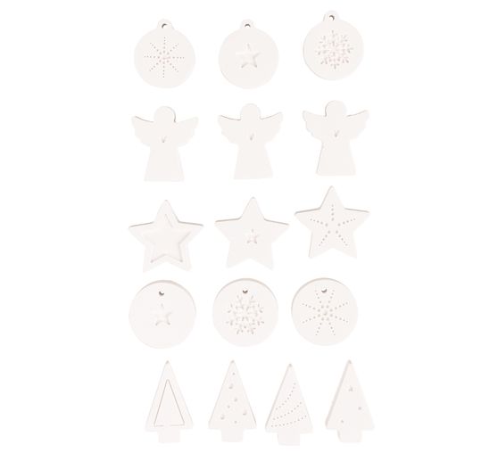 Siliconen gietform "Mini deco form X-Mas"