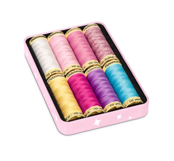 Gütermann Cute and Pink-Box, 8 spoeltjes
