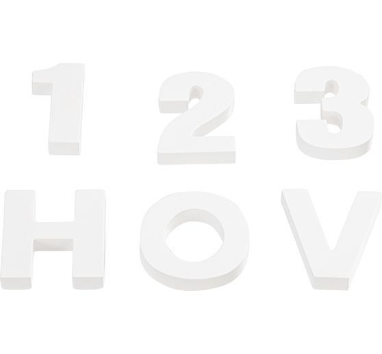 Gietvorm van silicone "Letters & Nummers"
