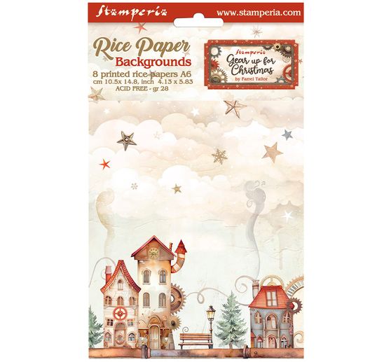 Motief strozijde achtergronden "Gear up for Christmas"