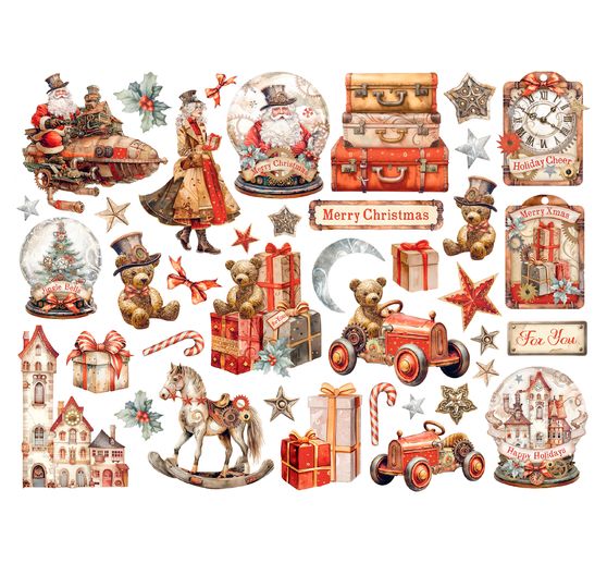 Motifs estampés « Gear up for Christmas »