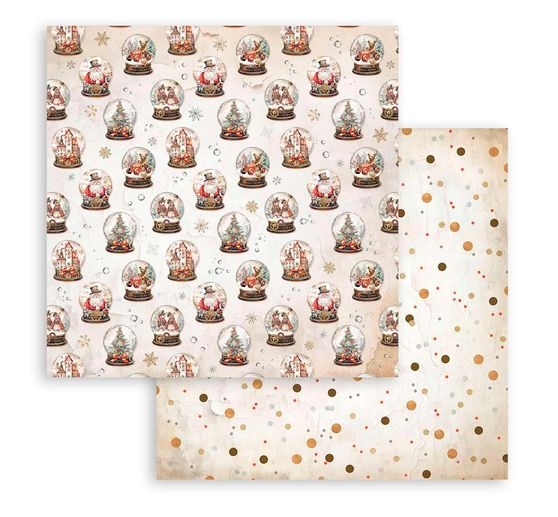 Scrapbook blok "Gear up for Christmas Backgrounds"