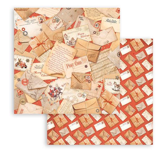 Scrapbook blok "Gear up for Christmas Backgrounds"