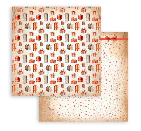 Scrapbook blok "Gear up for Christmas Backgrounds"