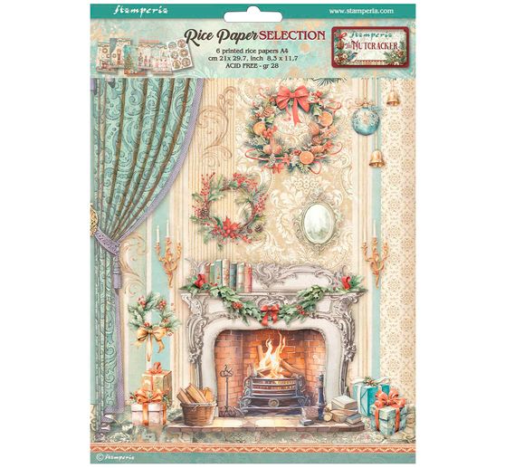 Motiv-Strohseiden Sortiment "The Nutcracker"