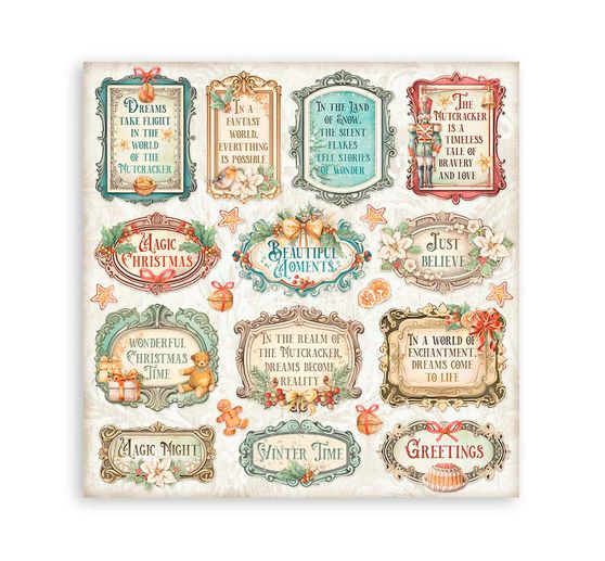 Scrapbook block "The Nutcracker"
