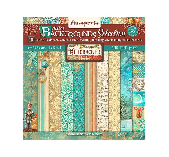 Scrapbook block "The Nutcracker Backgrounds"