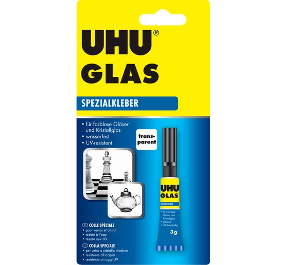Colle spéciale verre UHU