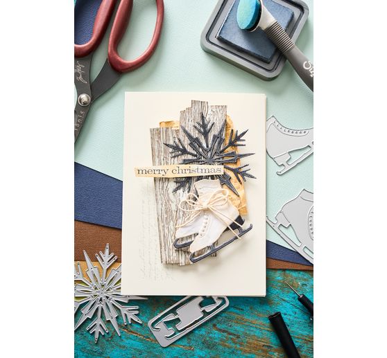 Sizzix Thinlits Stanzschablone "Vault Winter Wishes by Tim Holtz"