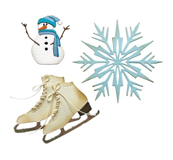 Sizzix Thinlits Stanzschablone "Vault Winter Wishes by Tim Holtz"