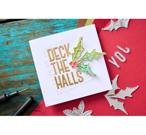 Sizzix Thinlits gabarit d'estampe "Vault Seasonal Sketch by Tim Holtz"