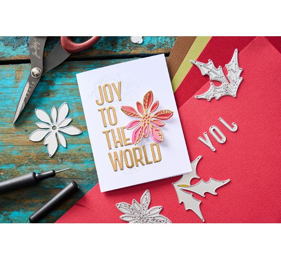 Sizzix Thinlits gabarit d'estampe "Vault Seasonal Sketch by Tim Holtz"