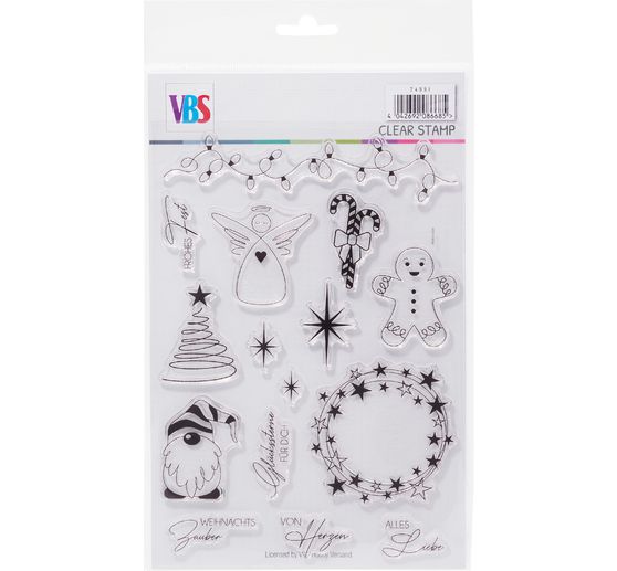 VBS Silikonstempel "Weihnachtszauber"