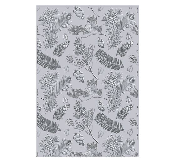 Sizzix A5 3D Embossing sjabloon "Pines van 49 en Market"