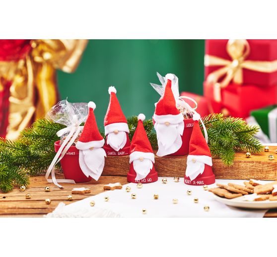 Kit créatif VBS « Lutins de Noël en pot en terre cuite »