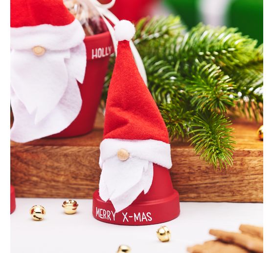Kit créatif VBS « Lutins de Noël en pot en terre cuite »