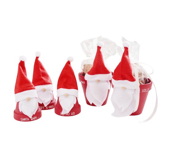 Kit créatif VBS « Lutins de Noël en pot en terre cuite »