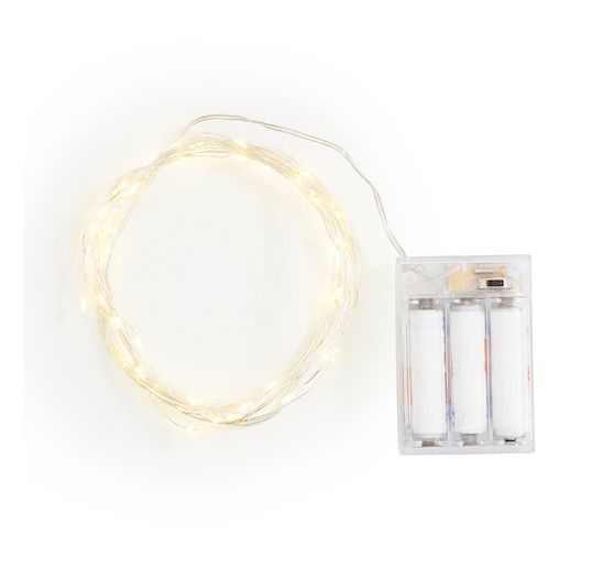 Guirlande lumineuse micro-LED, 5 brins, avec minuterie