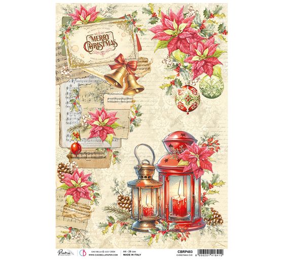 Soie de paille à motifs "Nutcracker - Christmas Eve"