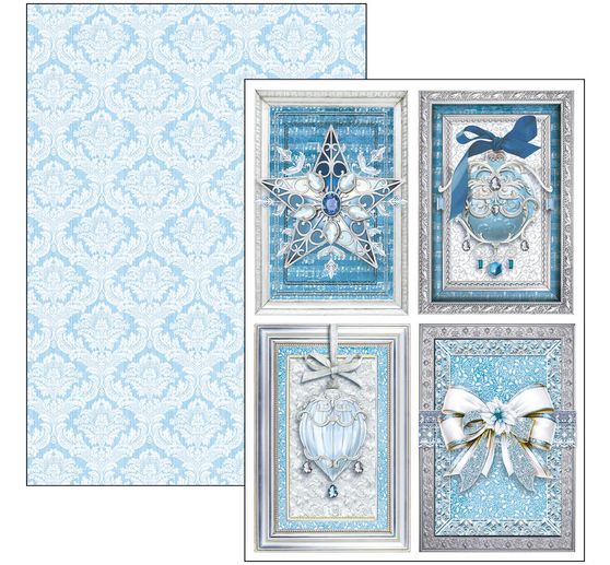 Paper set "Elegance of Blue"