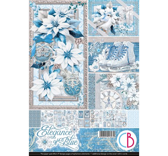 Paper set "Elegance of Blue"