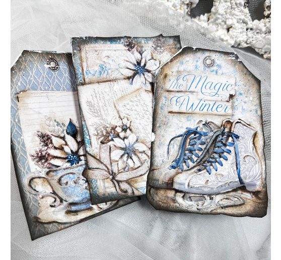 Paper set "Elegance of Blue"